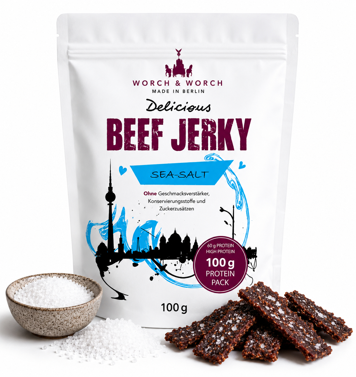 Sea-Salt Beef Jerky 100 g