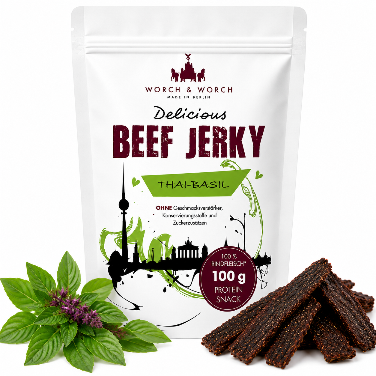 Thai Basil Beef Jerky 100 g