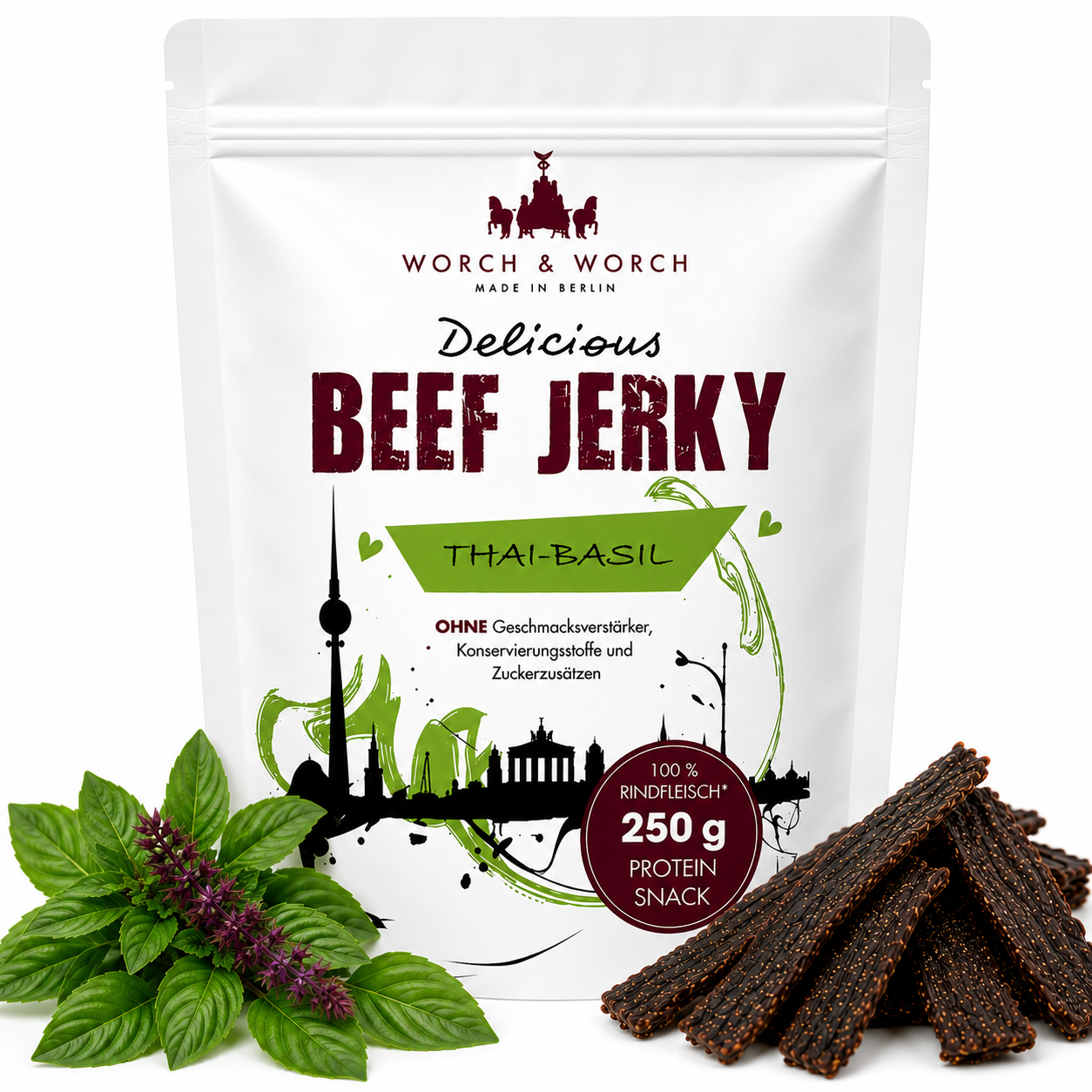 Thai Basil Beef Jerky 250 g